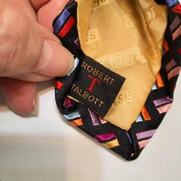 Robert Talbott Best of Class Nordstrom Men's 100% Silk Necktie TIE, 57 X 3.75 - Picture 7 of 9